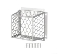 Oniissy Housse de protection en acier inoxydable pour pot d'échappement de sèche-linge - Protection contre les oiseaux - Pour grille d'aération de 7,6 à 10,2 cm - Barrière extérieure robuste pour