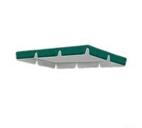 Oniissy Housse d'ombrage en tissu Oxford 420D pour chaise de jardin pour une installation et un entretien faciles, 210 x 145 x 18 cm, pour cour et terrasse, vert et gris