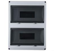 Oniissy HT224 Boîte de distribution électrique étanche avec couvercle à charnière et rail de guidage surélevé pour une installation pratique du câblage, pour le jardin ou l'extérieur, les villas (HT