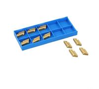 Oniissy Inserts de tournage en carbure KNUX160405R-11 NC3020 - Lames de coupe de tour indexables pour porte-outils DKJNR, lot de 10 pièces pour le travail des métaux CNC, haute adhérence et