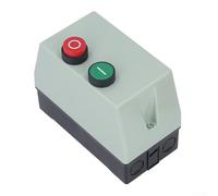 Oniissy Interrupteur de commande magnétique pour démarreur de moteur triphasé ou monophasé 220 V-400 V 4 KW-11 KW IP55 Boîtier ABS étanche avec protection contre les surcharges d'air (12 A)