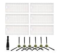 Oniissy Kit d'accessoires pour OKP Life K2, K3, K4, K5 et pour Lefant M210, M210S, M210B, M213 (6 filtres + 6 brosses latérales + 1 brosse de nettoyage)