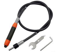 Oniissy Kit d'adaptateur de poignée de mandrin d'extension d'arbre flexible avec câble de 1 m pour perceuse électrique, meuleuse, polissage, sculpture