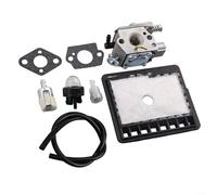 Oniissy Kit de filtre à air de carburateur compatible avec les tronçonneuses Echo CS300 CS301 CS305 CS340 - Kit de remplacement avec conduite de carburant et joints pour scies à gaz