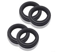 Oniissy Kit de joint anti-poussière et de joint d'huile pour fourche de suspension avant, compatible avec les colonnes de 28,6/30/32/34 mm, couvercle d'étanchéité en caoutchouc pour route et (30-39,6