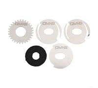 Oniissy Kit de moulinet de pêche avec plaquettes de frein en carbone de rechange pour moulinets de lancer d'appâts - Ensemble de rondelles en acier inoxydable avec pignon, dragée, clicker et