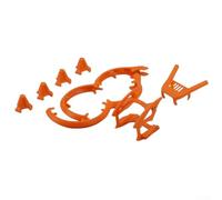 Oniissy Kit de protection de cardan pour DJI Neo2, coque en polycarbonate résistante aux rayures pour stabilisation de l'appareil photo, protection amovible (orange)