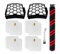 Oniissy Kit de rouleau de brosse filtrante pour aspirateur Shark LA555 pour Rotator Pet Pro Clean W/HEPA, feutre, filtres en mousse, brosse de nettoyage, ajustement sans couture