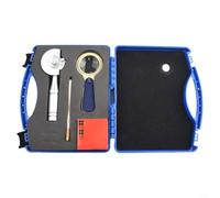 Oniissy Kit de test d'adhérence 3 en 1 - Outil de coupe croisée rotatif avec 1 mm/2 mm/6 lames - Poignée en métal pour l'évaluation du revêtement GB/T9286-98 BS 3900 E6 ASTM D3359 Normes