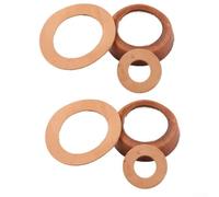 Oniissy Kit de valve inférieure en cuir pour pichet et réparation manuelle, compatible avec poignée 75, comprend 2 manchons en cuir et 4 joints