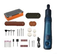 Oniissy Kit d'outils rotatifs électriques, 50 pièces avec batterie au lithium pour meulage, perçage, ponçage, fabrication de bijoux, travail du bois, modélisme, artisanat, avec boîte de rangement