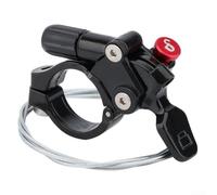 Oniissy Levier de verrouillage à distance pour fourche de vélo SR ST avec câble pour fourche de suspension XCR XCM, alliage d'aluminium 22,2 mm, support de guidon compatible avec Suntour