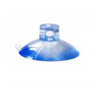 Oniissy Lot de 10 crochets à ventouse transparents de 30 mm avec trou pilote latéral, ventouses amovibles en PVC transparent pour mur de salle de bain, cuisine, verre ou affiche