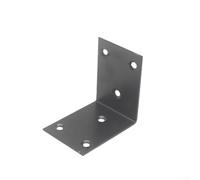 Oniissy Lot de 10 équerres d'angle en acier inoxydable pour le bois et l'amélioration de la maison, équerres d'angle à angle droit pour décoration de jardin et de bâtiment, compatibles avec (M)