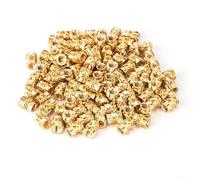 Oniissy Lot de 100 écrous filetés auto-serrants en laiton avec taille M2 moletée pour matériel, montage PCB et matériaux plastiques, y compris pour PLA, PETG, (M2 x 4 x 3,5)