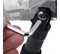 Oniissy Lot de 11 clés hexagonales en forme de L, clés métriques de 1,27 à 6 mm, outil à bras court pour l'entretien des meubles et du matériel, en chrome vanadium