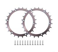 Oniissy Lot de 12 pointes de roue de tondeuse à gazon en acier inoxydable avec 12 vis pour Bosch INDFor Ego XS 300 400 350 M700