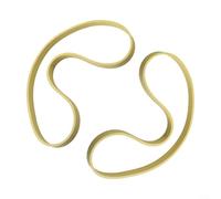 Oniissy Lot de 2 bandes en caoutchouc pour roues de scie à ruban de 20,3 à 22,9 cm, anneaux de pneu antidérapants avec matériau en caoutchouc jaune vert résistant à l'usure (22,9 cm)