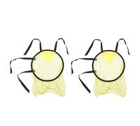 Oniissy Lot de 2 buts d'entraînement de football pour exercices de précision, cible portable en polyester avec sangles réglables, 45 x 60 cm et 55 x 70 cm, pour une installation facile pour