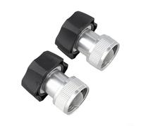 Oniissy Lot de 2 coupleurs de nettoyeur haute pression avec connecteur de 1,9 cm pour tuyau d'arrosage et nettoyeur haute pression, construction en aluminium et plastique pour série SPX, pour une