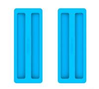Oniissy Lot de 2 couvercles de grille-pain en silicone pour grille-pain à 2 tranches, résistants à la chaleur et à la poussière, pour machine à petit-déjeuner, appareil de cuisine (bleu)