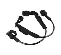 Oniissy Lot de 2 harnais de planche à voile robustes réglables et antidérapants en polyuréthane pour équipement de sports nautiques, couleur noire, 55,9 à 71,1 cm ou 71,1 à 86,4 cm (55,9 à 71,1 cm)