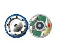 Oniissy Lot de 2 haut-parleurs à membrane LCP de 10 mm pour audio à faire soi-même, conçus pour améliorer la reproduction des basses et des voix avec du cuivre