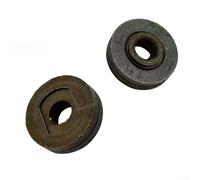 Oniissy Lot de 2 plaques de presse antiblocage 30 x 10 mm pour meuleuse d'angle de type 100, écrou à bride bimétallique avec roulements à billes intégrés, pince à disque de meulage résistante à la