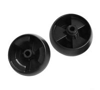 Oniissy Lot de 2 roues de pont compatibles avec les tracteurs de jardin Cadet LTX1040 LT1042 LT42 LT1018 GT2544 de rechange pour tracteurs de jardin 734-0973 734-04155 en plastique et alliage d'acier