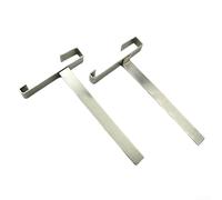 Oniissy Lot de 2 supports de cadre de ruche en acier inoxydable pour apiculteurs - Outil de support de perchoir avec griffes d'extension pour le stockage des abeilles et l'utilisation dans le jardin