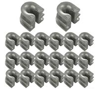 Oniissy Lot de 20 manchons métalliques pour tête de débroussailleuse compatibles avec FS44 FS55 pour FS80 FS90 pour FS100 pour FS200 Série 25-2 Pièces de rechange pour modèles y compris