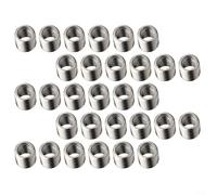 Oniissy Lot de 30 écrous réducteurs filetés en acier inoxydable M6 x 1,0 à M8 x 1,25 Longueur 10 mm pour applications automobiles et industrielles
