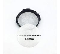 Oniissy Lot de 350 filtres en pâte de bois naturel pour cafetière Aeropress et cafetière à expresso, 64 mm, design à pores fins pour une extraction optimale des saveurs (blanc)
