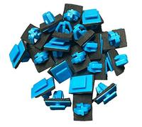 Oniissy Lot de 40 clips de moulage latéraux avec joint d'étanchéité pour Hyundai Santa Fe pour Kia Sportage, pour Hyundai San Dafa Qia Lion Run le côté du corps formé un joint en plastique, bleu