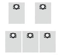 Oniissy Lot de 5/10 sacs filtrants en polaire compatibles avec les aspirateurs pour Karcher MV4 MV5 MV6 WD 3 WD 4 WD 5 WD 6 P Wet & Dry extrêmement résistants aux déchirures et robustes (lot de 5)