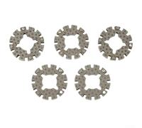 Oniissy Lot de 5 adaptateurs de tige de lames de scie oscillantes multi-outils électriques, lames de scie oscillantes en acier résistant à l'oxydation, adaptateur Starlock Star Lock