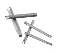 Oniissy Lot de 5 extracteurs de tarauds cassés M4-M10 en alliage d'acier à 3 griffes endommagées, tête carrée, outils à main faciles à prendre en main pour enlever les robinets cassés ou endommagés