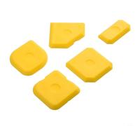 Oniissy Lot de 5 outils d'étanchéité en silicone - Applicateur de mastic et de coulis avec kit de finition TPR pour carrelage, verre, étanchéité de salle de bain - Compatible avec silicone, acrylique