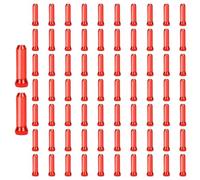 Oniissy Lot de 72 de rayon en acier 14 G 2 mm pour vélos de route, montagne, ville, tourisme, compatibles avec rayons 14G, pour un matériau en acier durable, longueur 14,2 mm (rouge)