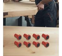 Oniissy Lot de 8 colliers de serrage en alliage d'aluminium pour tables de défonceuse de travail du bois, convient aux trous de chien de 19 mm et 20 mm, butées d'établi anodisées durables pour