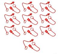 Oniissy Lot de bouchons anti-poussière hydrauliques pour raccords rapides de 1,27 cm, construction en plastique caoutchouc avec résistance aux UV, compatible avec ISO5675 et filetage métrique 12