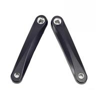 Oniissy Manivelle à trou carré pour moteur, pédalier en alliage d'aluminium avec distance centrale de 170 mm, compatible avec pédale dynamique gauche et droite pour électrique (noir)