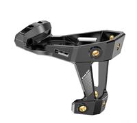 Oniissy Mountain For Bike Extension pour porte-bidon pour porte-bouilloire, support en résine plastique durable pour fixation sécurisée de la selle, 105 x 85 x 75 mm, noir