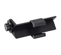 Oniissy Niveau à bulle à angle droit de 90 degrés avec flacon réglable de 2,2 cm, outil de niveau de tige en aluminium moulé sous pression pour tiges rondes ou rectangulaires, construction durable (C)