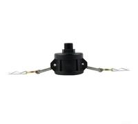 Oniissy Noa Store Adaptateur de vidange pour réservoir fourre-tout IBC - 5,1 cm à 1,9 cm - Raccord à camlock étanche avec joint en silicone, connecteur de tuyau d'arrosage en polypropylène pour l'eau