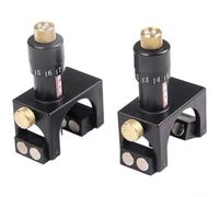 Oniissy Outil de réglage de lame magnétique pour rabot d'épaisseur, jauge de hauteur réglable avec double échelle, compatible avec 1 à 5 lames, gabarit métallique 86 x 26 x 35 mm