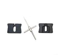 Oniissy Outil de retrait de bobine de pêche pour l'entretien des appâts, extracteur de goupilles de roulement avec tiges d'éjection épaisses et fines, construction en métal, compatible avec les