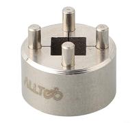 Oniissy Outil de valve d'inertie de choc arrière pour cerveau de renard pour vélo Clé de démontage en acier inoxydable avec ouverture carrée 1/4 pour utilisation à cliquet en cyclisme