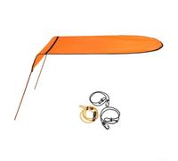 Oniissy Pare-soleil pour canoë - Imperméable - Protection UV - Installation facile - Design compact et léger pour sports nautiques d'une seule personne - Orange