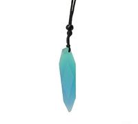 Oniissy Pendentif tendance en résine pour plongée, collier en forme d'étoile lumineuse avec motif phosphorescent, texture exfoliante irrégulière, compatible avec les accessoires de sports nautiques